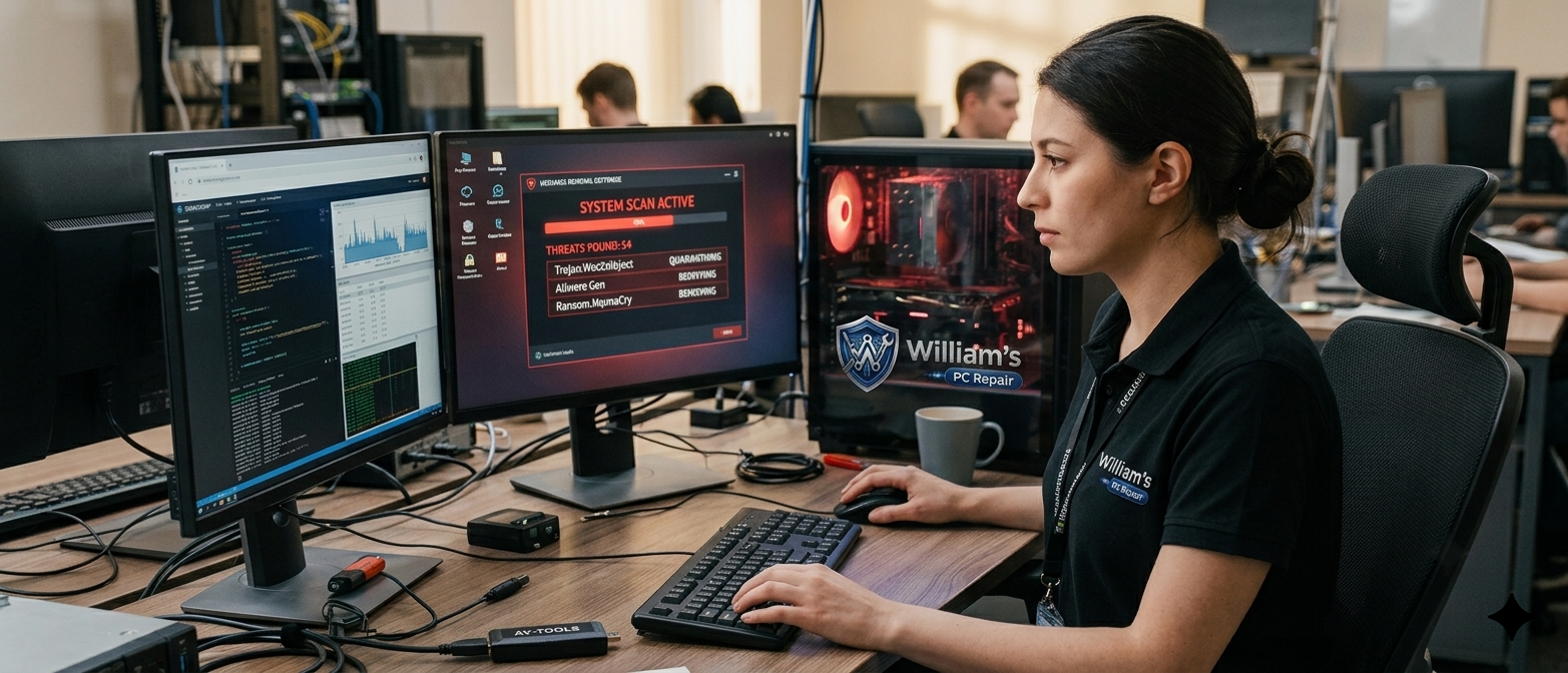 malware and virus removal