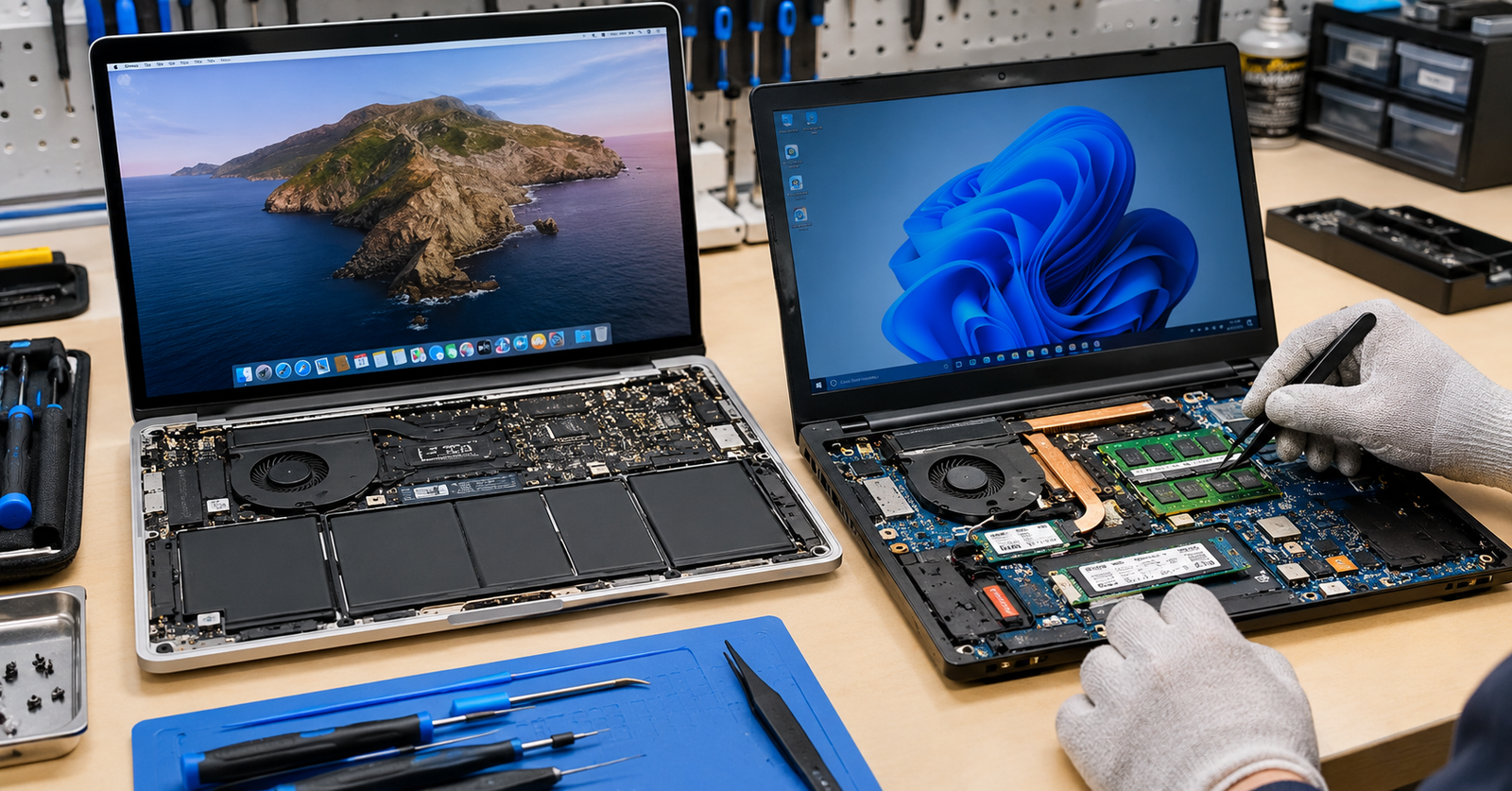 MacBook vs Windows PC Repair Service in Athens GA